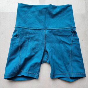 Lululemon Wunder Train High Rise Short with Pockets 6 Inch